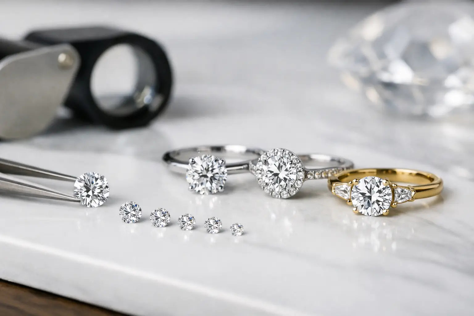 Guide to Diamond Carat Sizes for Every Setting