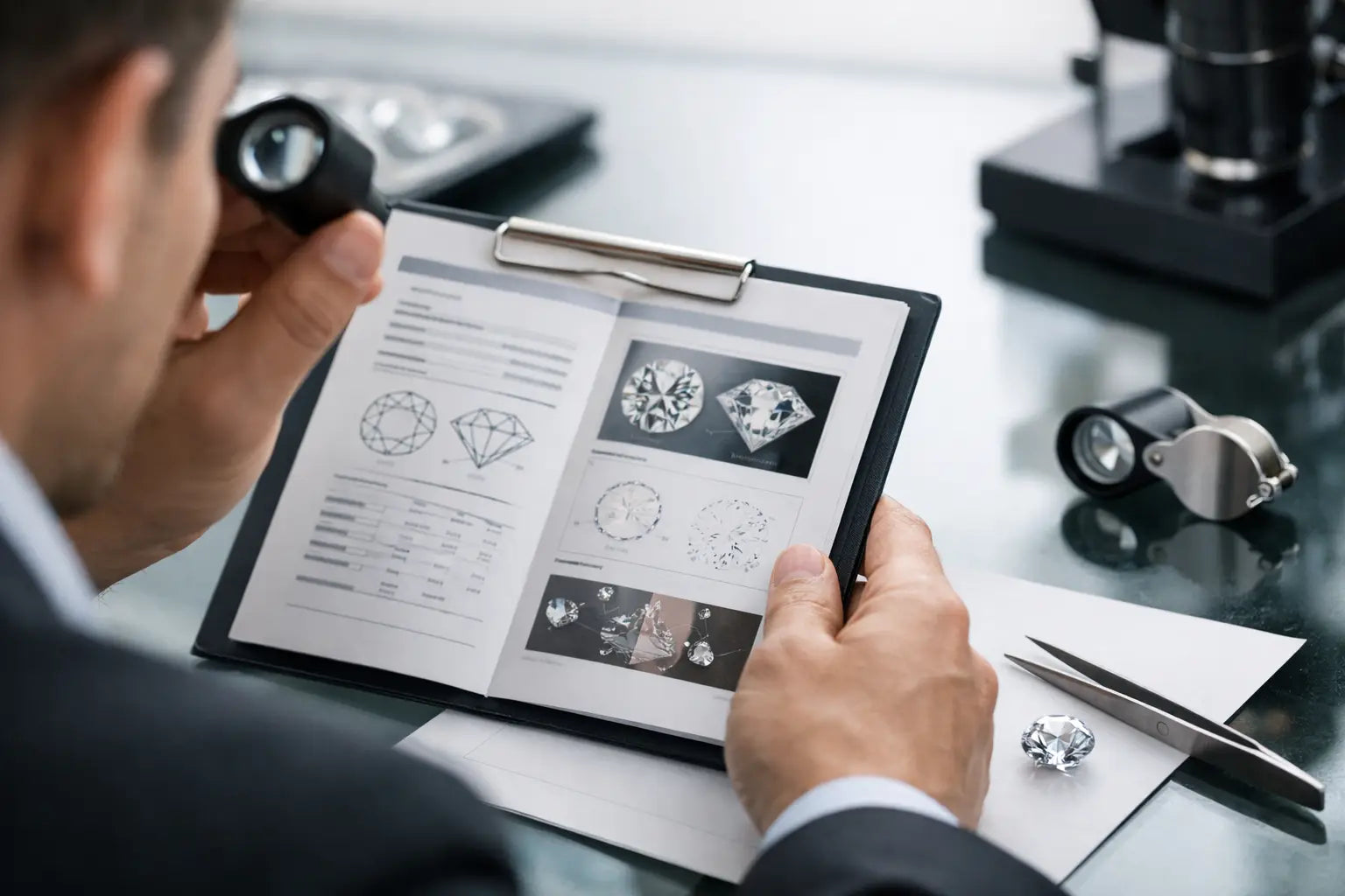 How to Read Diamond Report Like a Pro