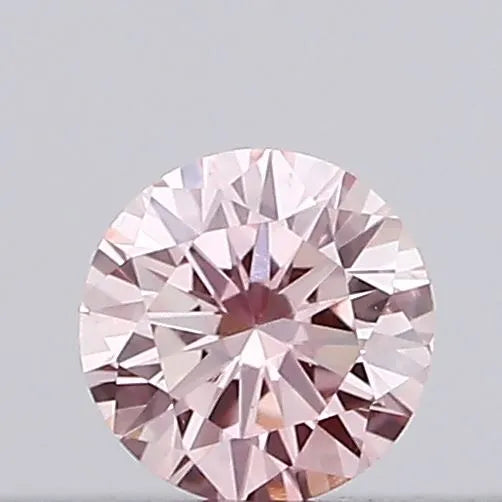 0.10ct Round Lab Grown Diamond (Colour Fancy Intense Pink, Clarity SI1, Cut EX, IGI Certified)