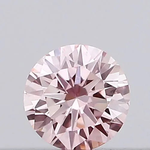0.10ct Round Lab Grown Diamond (Colour Fancy Intense Pink, Clarity SI1, Cut EX, IGI Certified)