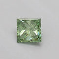 0.14ct Princess Lab Grown Diamond (Colour Fancy Vivid Green, Clarity VS2, IGI Certified)