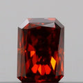 0.14ct Radiant Lab Grown Diamond (Colour Fancy Deep Orange, Clarity VVS2, IGI Certified)
