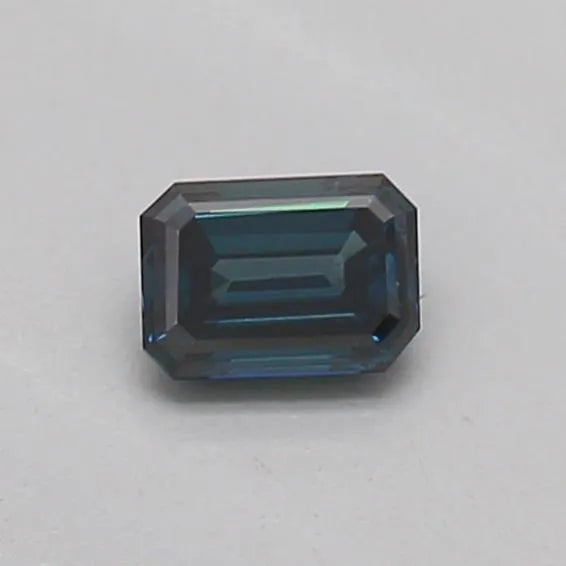 0.15ct Emerald Lab Grown Diamond (Colour Fancy Deep Blue, Clarity VS2, IGI Certified)
