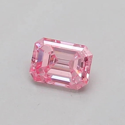 0.15ct Emerald Lab Grown Diamond (Colour Fancy Vivid Pink, Clarity SI2, IGI Certified)