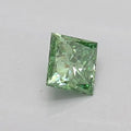 0.15ct Princess Lab Grown Diamond (Colour Fancy Vivid Green, Clarity VS1, IGI Certified)