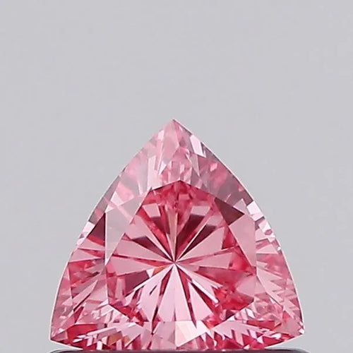 0.15ct Triangular Lab Grown Diamond (Colour Fancy Vivid Pink, Clarity VVS2, Uncertified)