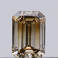 0.16ct Emerald Natural Diamond (Colour Fancy Brown, Clarity VS1, Uncertified)