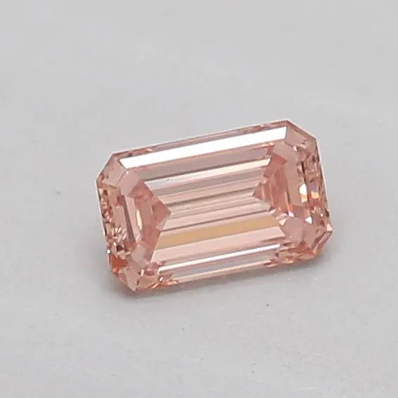 0.17ct Emerald Lab Grown Diamond (Colour Fancy Intense Brownish Pink, Clarity VS1, IGI Certified)