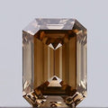 0.17ct Emerald Natural Diamond (Colour Fancy Brown, Clarity VS1, Uncertified)