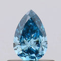 0.17ct Pear Lab Grown Diamond (Colour Fancy Vivid Blue, Clarity VS1, Uncertified)