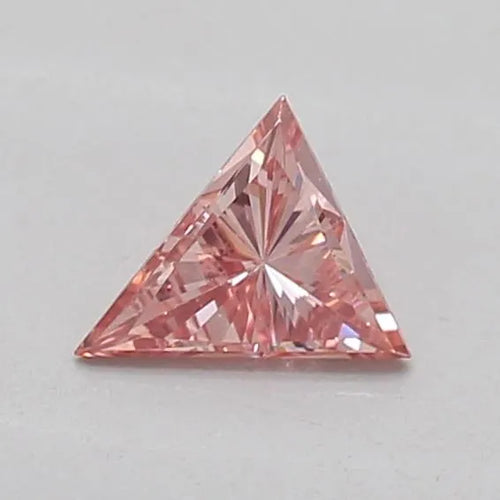 0.17ct Triangular Lab Grown Diamond (Colour Fancy Intense Pink, Clarity VS2, IGI Certified)