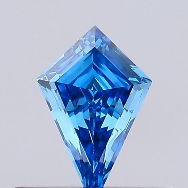 0.18ct Kite Lab Grown Diamond (Colour Fancy Vivid Blue, Clarity VS1, Uncertified)