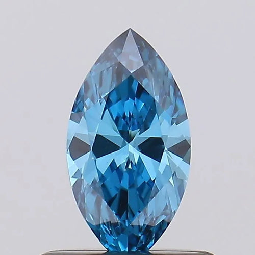 0.18ct Marquise Lab Grown Diamond (Colour Fancy Vivid Blue, Clarity VVS2, Uncertified)