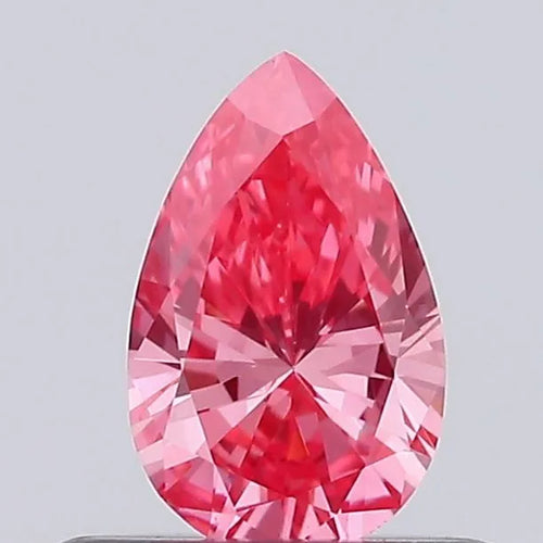 0.18ct Pear Lab Grown Diamond (Colour Fancy Vivid Pink, Clarity VS1, Uncertified)
