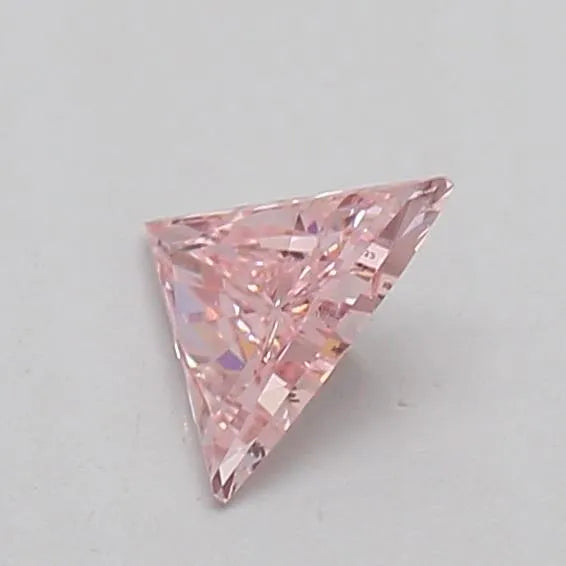 0.18ct Triangular Lab Grown Diamond (Colour Fancy Vivid Pink, Clarity SI1, IGI Certified)