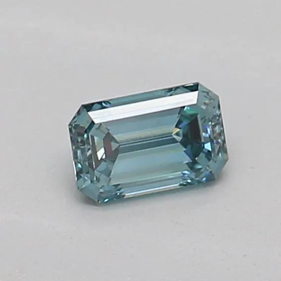 0.19ct Emerald Lab Grown Diamond (Colour Fancy Vivid Green Blue, Clarity VS2, IGI Certified)