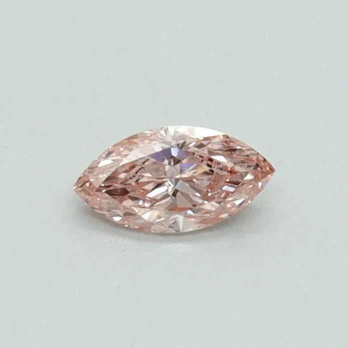 0.19ct Marquise Lab Grown Diamond (Colour Fancy Vivid Pink, Clarity VS2, IGI Certified)