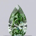0.19ct Pear Lab Grown Diamond (Colour Fancy Vivid Green, Clarity VS1, Uncertified)