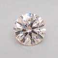 0.19ct Round Lab Grown Diamond (Colour Fancy Light Brown, Clarity VVS2, Cut EX, Uncertified)