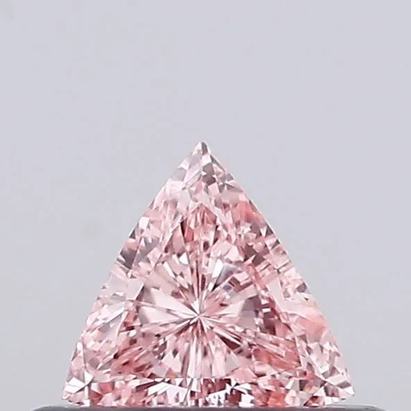 0.19ct Triangular Lab Grown Diamond (Colour Fancy Vivid Pink, Clarity VVS2, Uncertified)