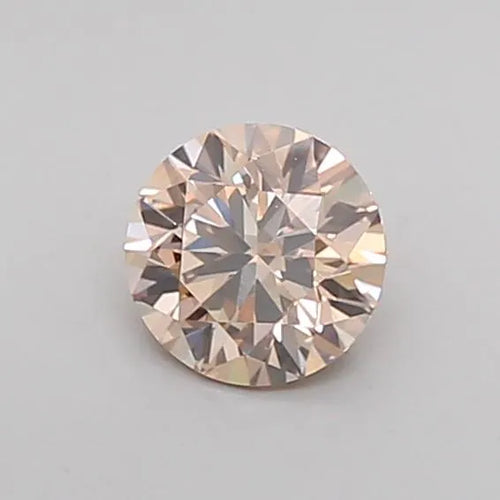 0.20ct Round Lab Grown Diamond (Colour Fancy Brown, Clarity VS2, Cut EX, Uncertified)
