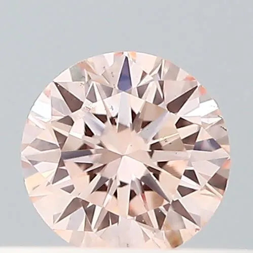 0.20ct Round Lab Grown Diamond (Colour Fancy Pink, Clarity VS2, Cut EX, IGI Certified)