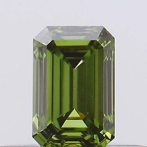 0.21ct Emerald Lab Grown Diamond (Colour Fancy Intense Green, Clarity VS1, IGI Certified)