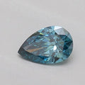 0.21ct Pear Lab Grown Diamond (Colour Fancy Vivid Greenish Blue, Clarity VS2, IGI Certified)
