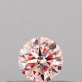 0.22ct Round Lab Grown Diamond (Colour Fancy Intense Pink, Clarity VVS2, Cut VG, IGI Certified)
