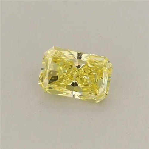 0.23ct Radiant Lab Grown Diamond (Colour Fancy Vivid Yellow, Clarity VS1, IGI Certified)