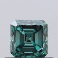 0.25ct Asscher Lab Grown Diamond (Colour Fancy Vivid Green, Clarity VS1, Uncertified)
