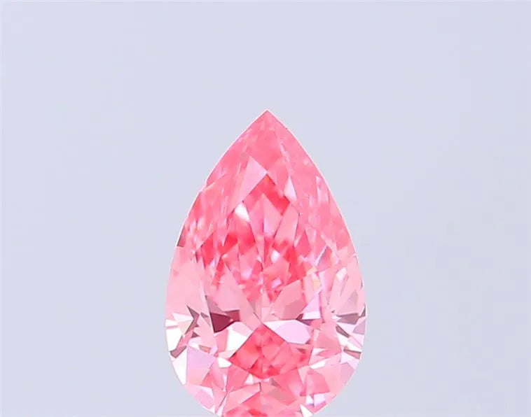0.25ct Pear Lab Grown Diamond (Colour Fancy Pink, Clarity VS1, Uncertified)