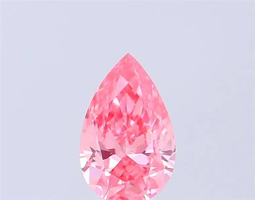 0.25ct Pear Lab Grown Diamond (Colour Fancy Pink, Clarity VS1, Uncertified)