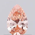 0.25ct Pear Lab Grown Diamond (Colour Fancy Vivid Pink, Clarity VS2, Uncertified)