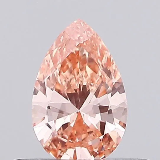 0.25ct Pear Lab Grown Diamond (Colour Fancy Vivid Pink, Clarity VS2, Uncertified)