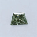 0.25ct Trapezoid Lab Grown Diamond (Colour Fancy Vivid Green, Clarity VS1, Uncertified)