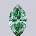 0.26ct Marquise Lab Grown Diamond (Colour Fancy Vivid Green, Clarity VVS2, Uncertified)
