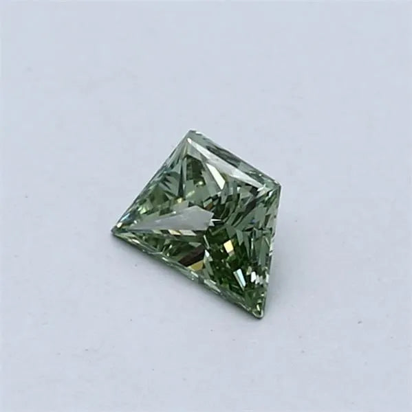 0.26ct Trapezoid Lab Grown Diamond (Colour Fancy Vivid Green, Clarity VS1, Uncertified)