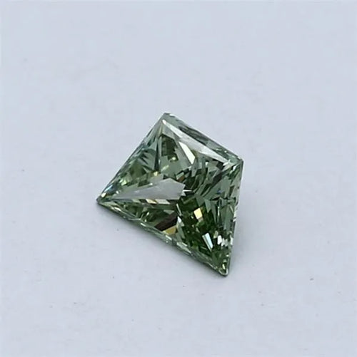 0.26ct Trapezoid Lab Grown Diamond (Colour Fancy Vivid Green, Clarity VS1, Uncertified)
