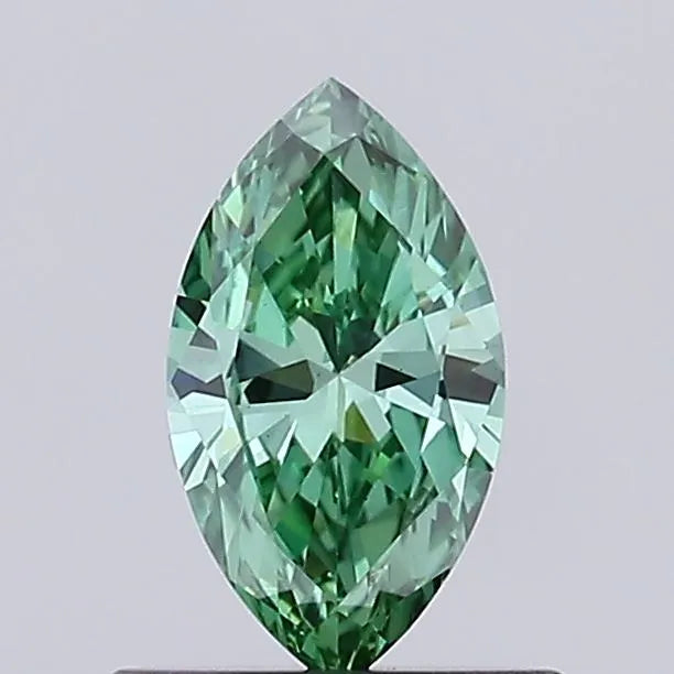 0.27ct Marquise Lab Grown Diamond (Colour Fancy Vivid Green, Clarity VVS2, Uncertified)