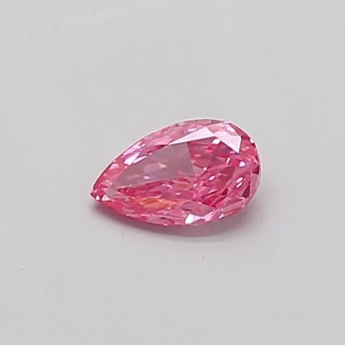0.27ct Pear Lab Grown Diamond (Colour Fancy Vivid Pink, Clarity VS2, Uncertified)