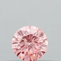 0.28ct Round Lab Grown Diamond (Colour Fancy Intense Pink, Clarity I1, Cut ID, IGI Certified)