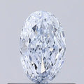 0.30ct Oval Lab Grown Diamond (Colour Fancy Light Blue, Clarity VVS2, IGI Certified)
