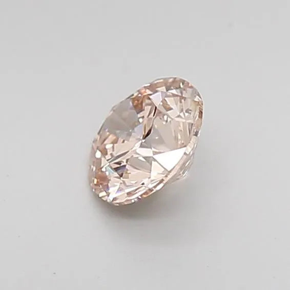 0.30ct Round Lab Grown Diamond (Colour Fancy Light Brown, Clarity VVS2, Cut EX, Uncertified)