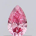 0.31ct Pear Lab Grown Diamond (Colour Fancy Vivid Pink, Clarity VS2, IGI Certified)