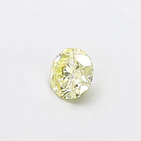 0.31ct Round Lab Grown Diamond (Colour Fancy Light Yellow, Clarity VVS2, Cut VG, IGI Certified)