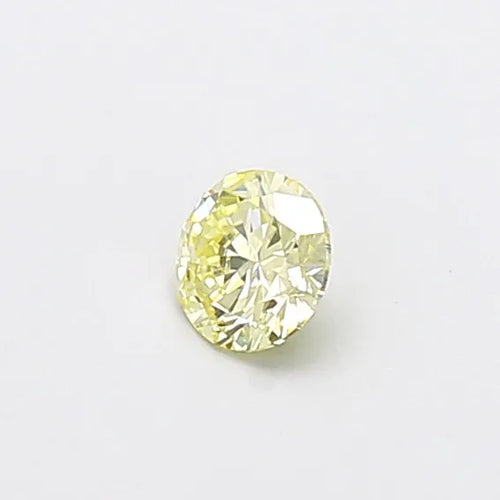 0.31ct Round Lab Grown Diamond (Colour Fancy Light Yellow, Clarity VVS2, Cut VG, IGI Certified)