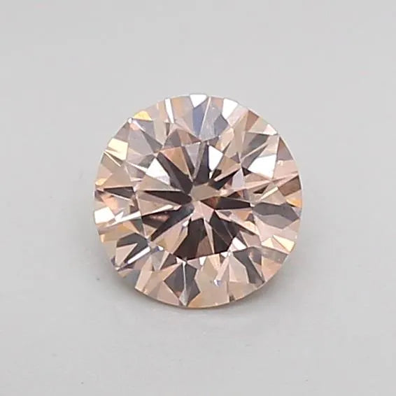 0.32ct Round Lab Grown Diamond (Colour Fancy Brown, Clarity VS1, Cut EX, Uncertified)