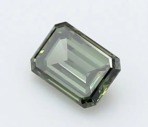 0.33ct Emerald Lab Grown Diamond (Colour Fancy Deep Green, Clarity VS1, IGI Certified)