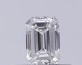 0.33ct Emerald Lab Grown Diamond (Colour G, Clarity VVS2, IGI Certified)
